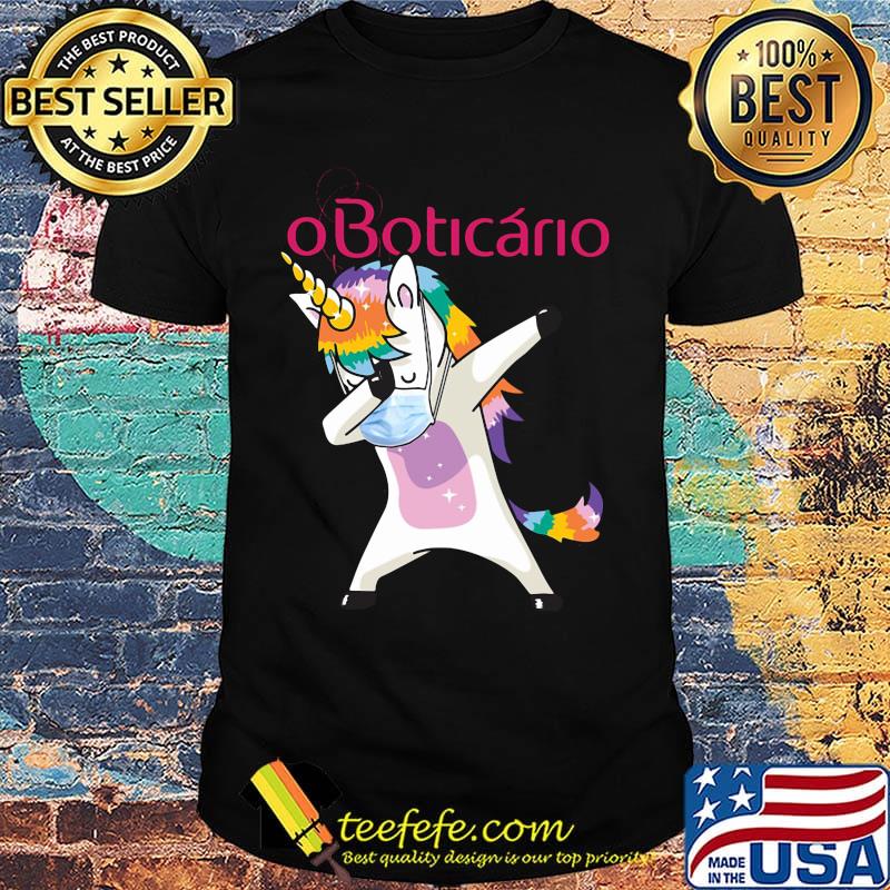 Unicorn mask oboticario logo shirt Unicorn mask oboticario logo shirt
