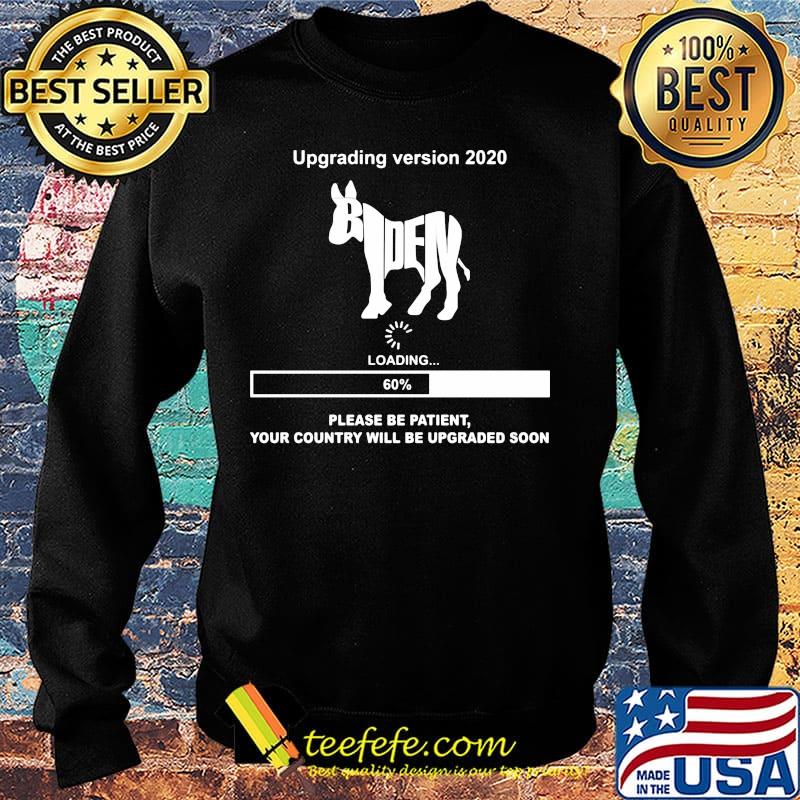 Upgrading version 2020 biden please be patient s Sweater Upgrading version 2020 biden please be patient s Sweater