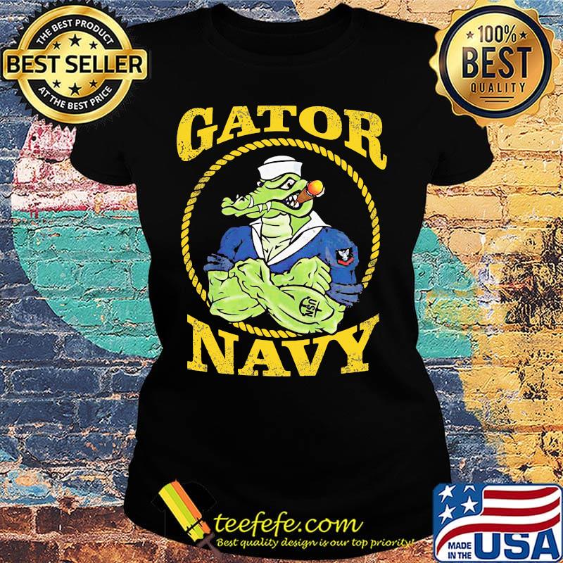 Us gator navy amphibious alligator s Ladies tee Us gator navy amphibious alligator s Ladies tee