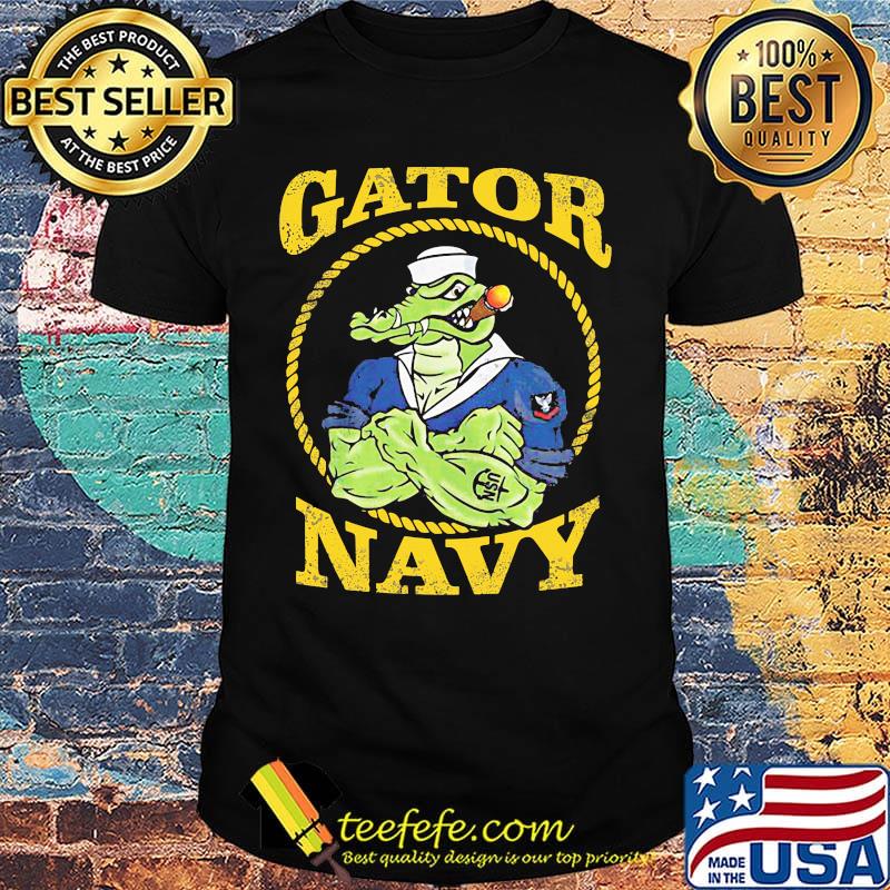 Us gator navy amphibious alligator shirt Us gator navy amphibious alligator shirt
