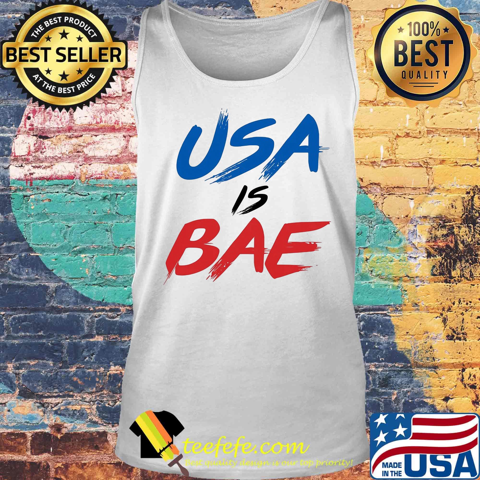 USA Is Bea Blue Black Red Shirt Tank top USA Is Bea Blue Black Red Shirt Tank top
