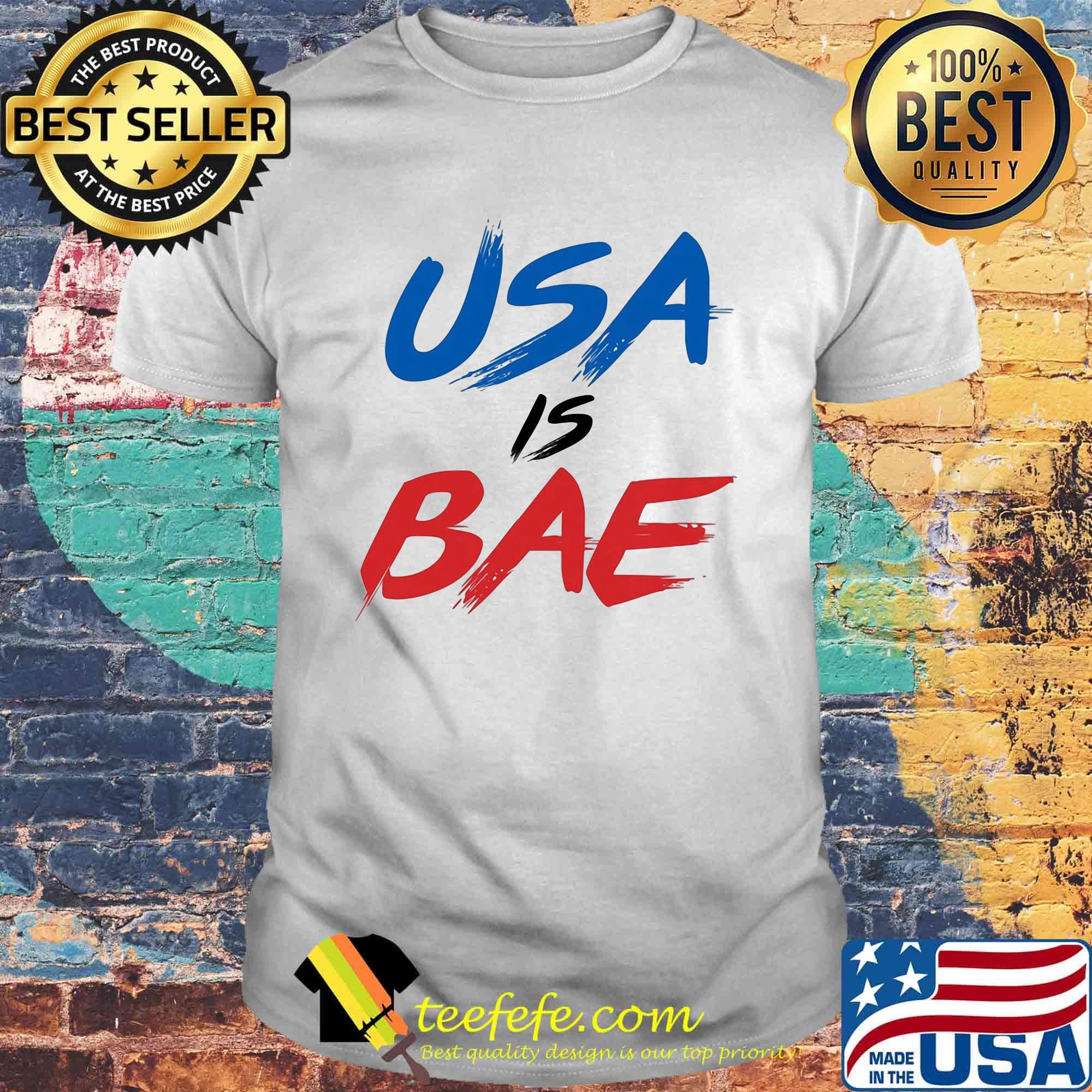 USA Is Bea Blue Black Red Shirt USA Is Bea Blue Black Red Shirt