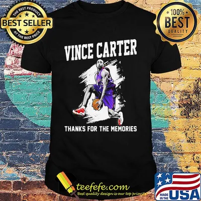 Vince carter atlanta basketball legend thanks for the memories shirt