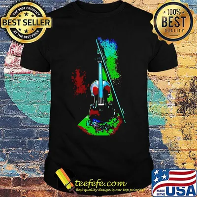 Violin Hot And Cold Colors Shirt