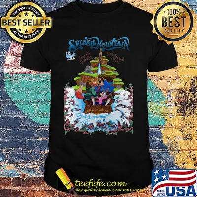 Walt disney world magic kingdom splash mountain shirt