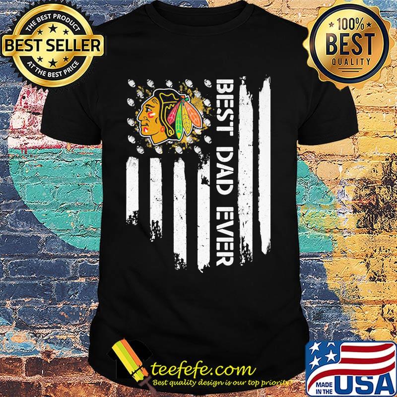 Washington blackhawks best dad ever american flag independence day shirt Washington blackhawks best dad ever american flag independence day shirt