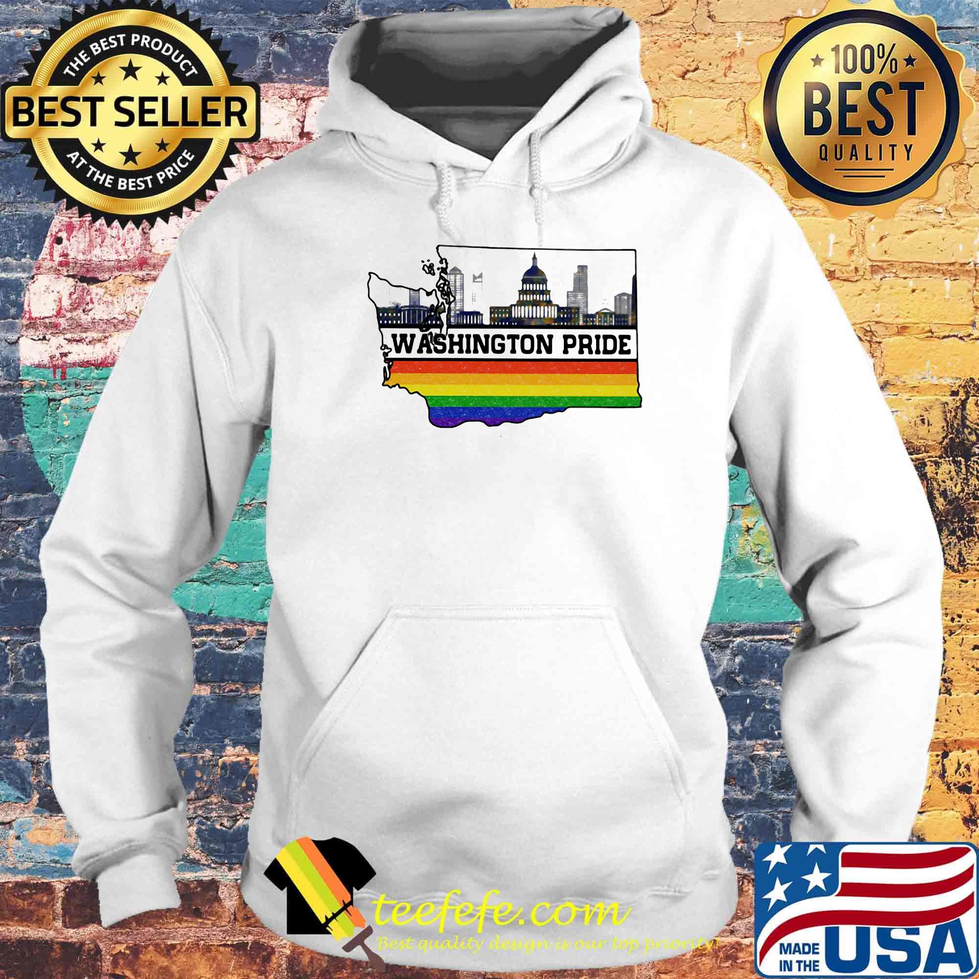 Washington Pride LGBT The White House Shirt Hoodie Washington Pride LGBT The White House Shirt Hoodie