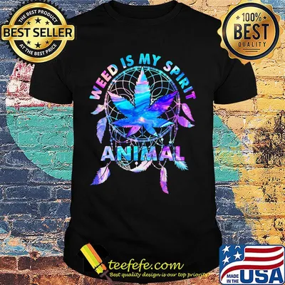 Weed is my spirit animal shirtWeed is my spirit animal shirt