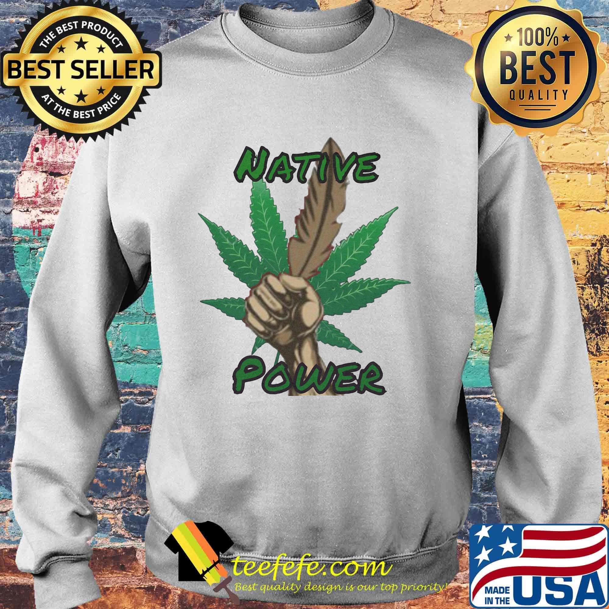 Weed native power hand s Sweater Weed native power hand s Sweater