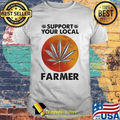 Weed support your local farmer moonblood shirt