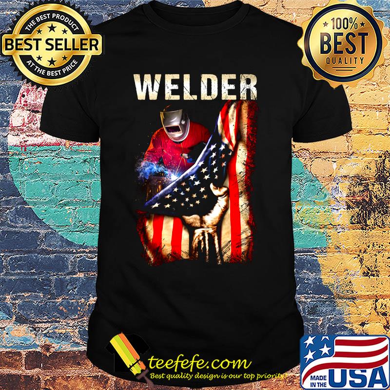 Welder american flag independence day shirt Welder american flag independence day shirt