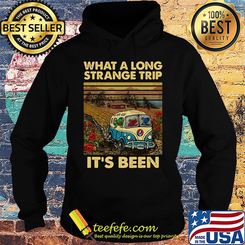 What a long strange trip it's been bus bear grateful dead vintage retro s Hoodie What a long strange trip it's been bus bear grateful dead vintage retro s Hoodie