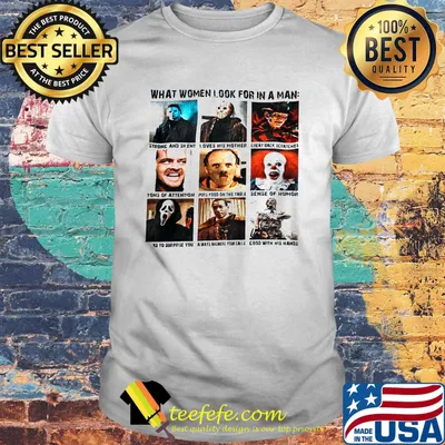 What women look for in a man strong and silent loves his mother Halloween shirt
