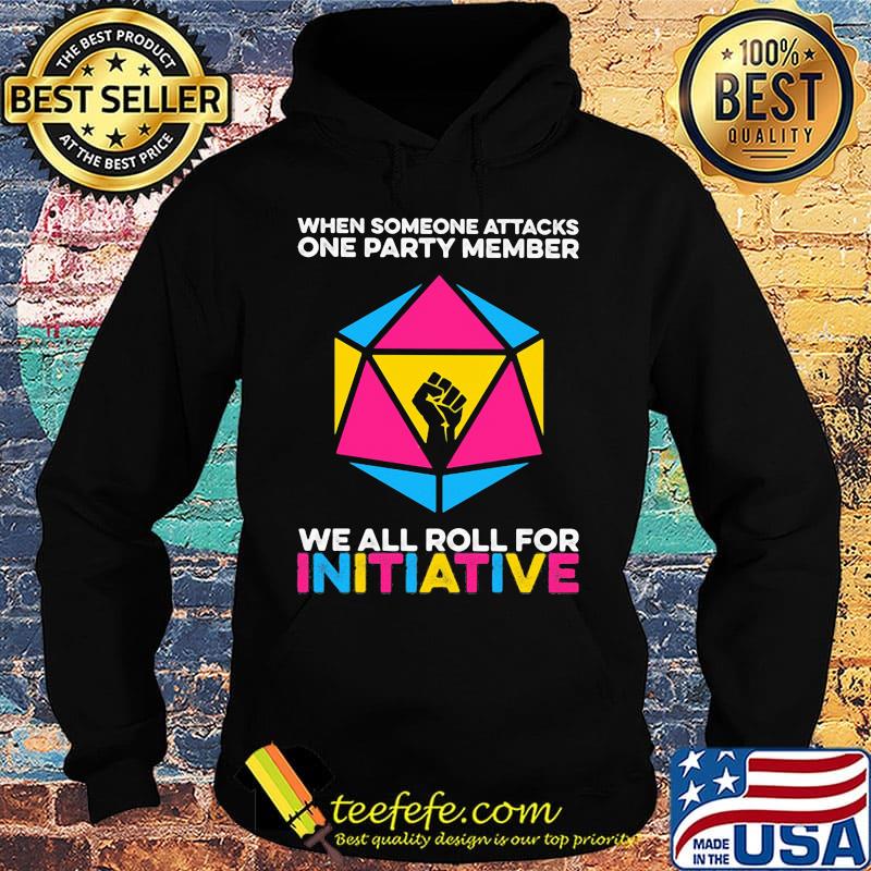 When someone attacks a party member we all roll for initative black lives matter hand s Hoodie When someone attacks a party member we all roll for initative black lives matter hand s Hoodie