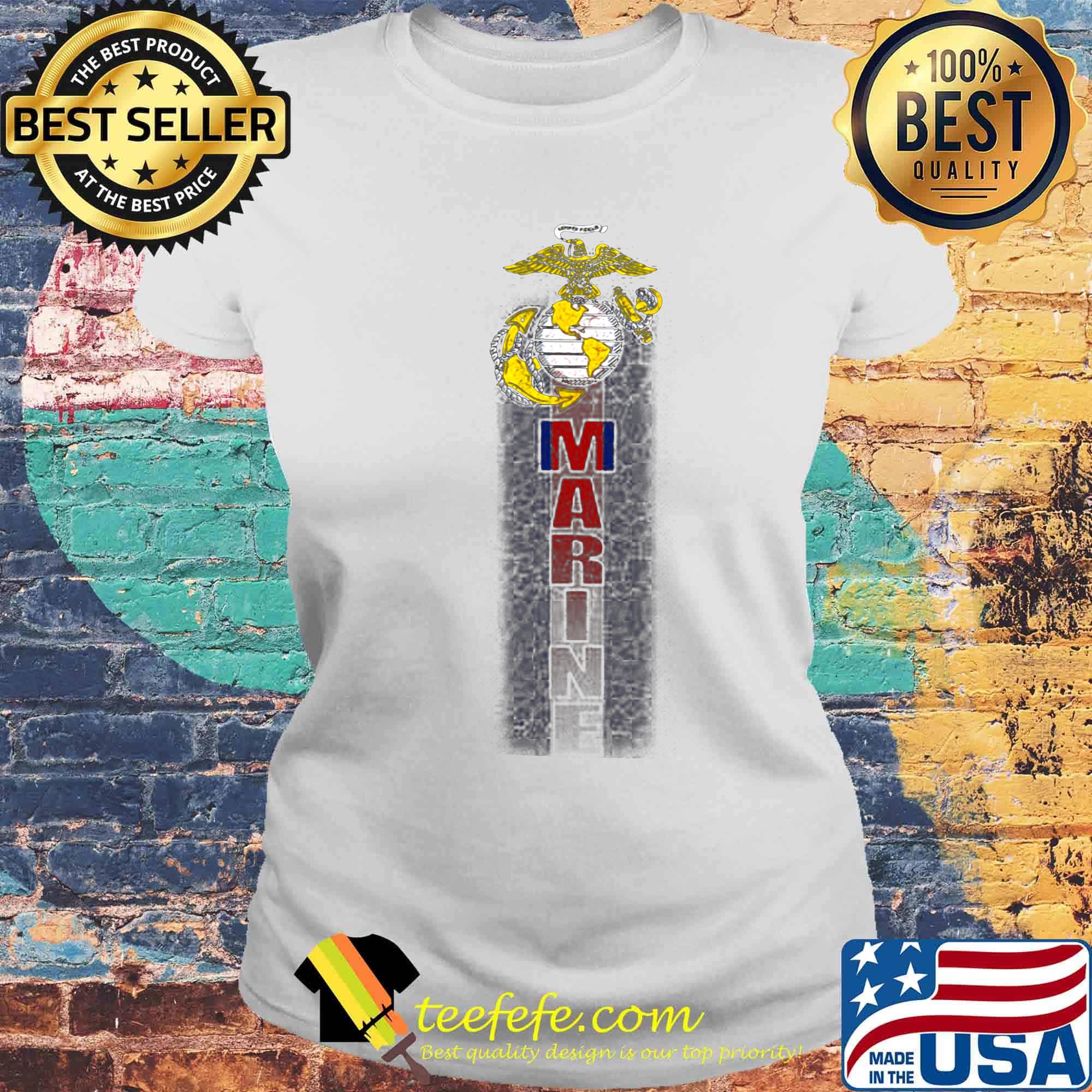 White United States Marine Corps classic s Laides tee White United States Marine Corps classic s Laides tee