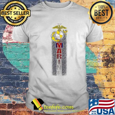 White United States Marine Corps classic shirt