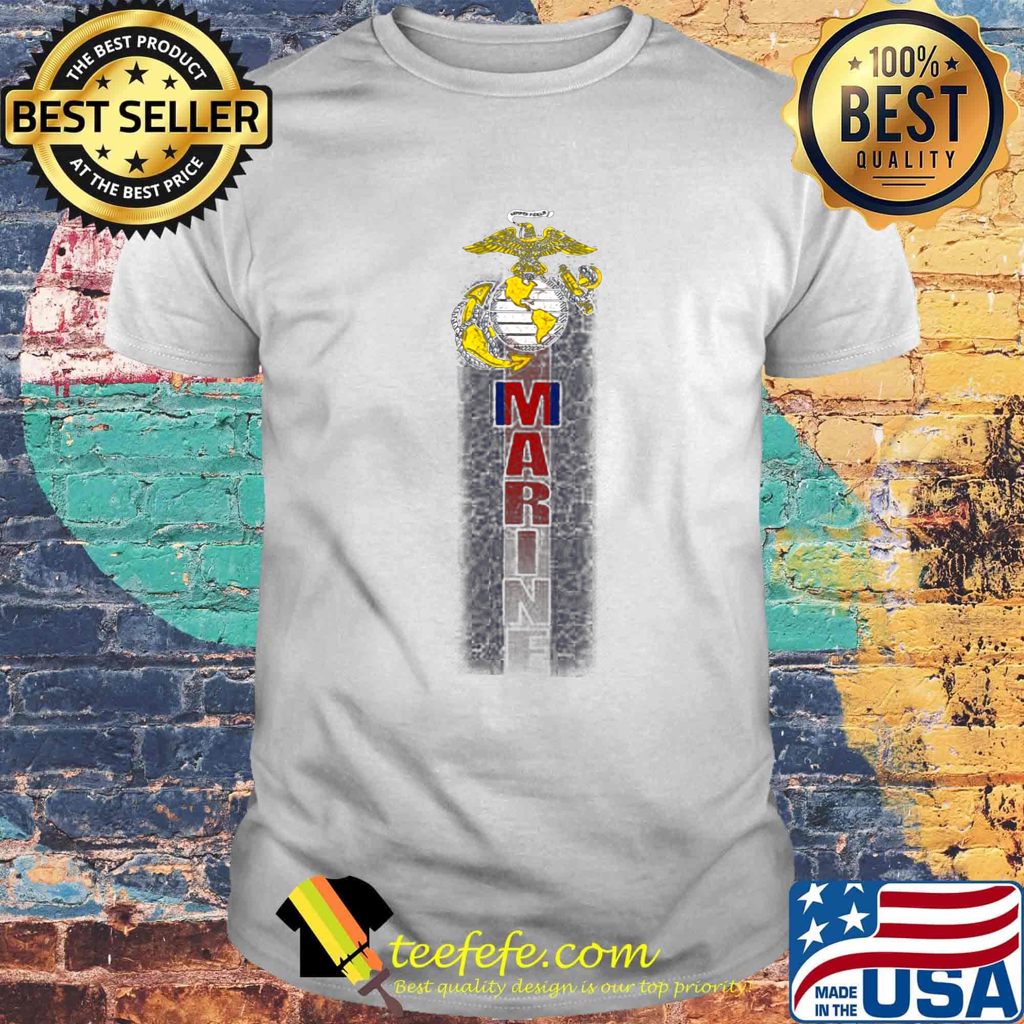 White United States Marine Corps classic shirt White United States Marine Corps classic shirt
