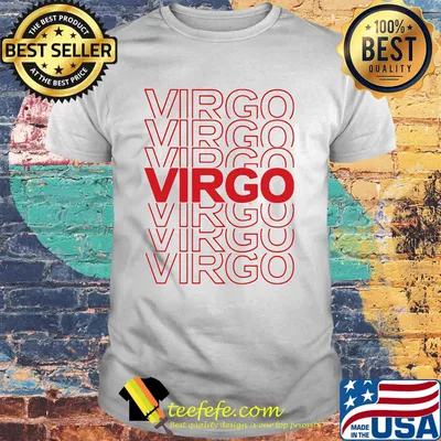 White virgo virgo classic shirt