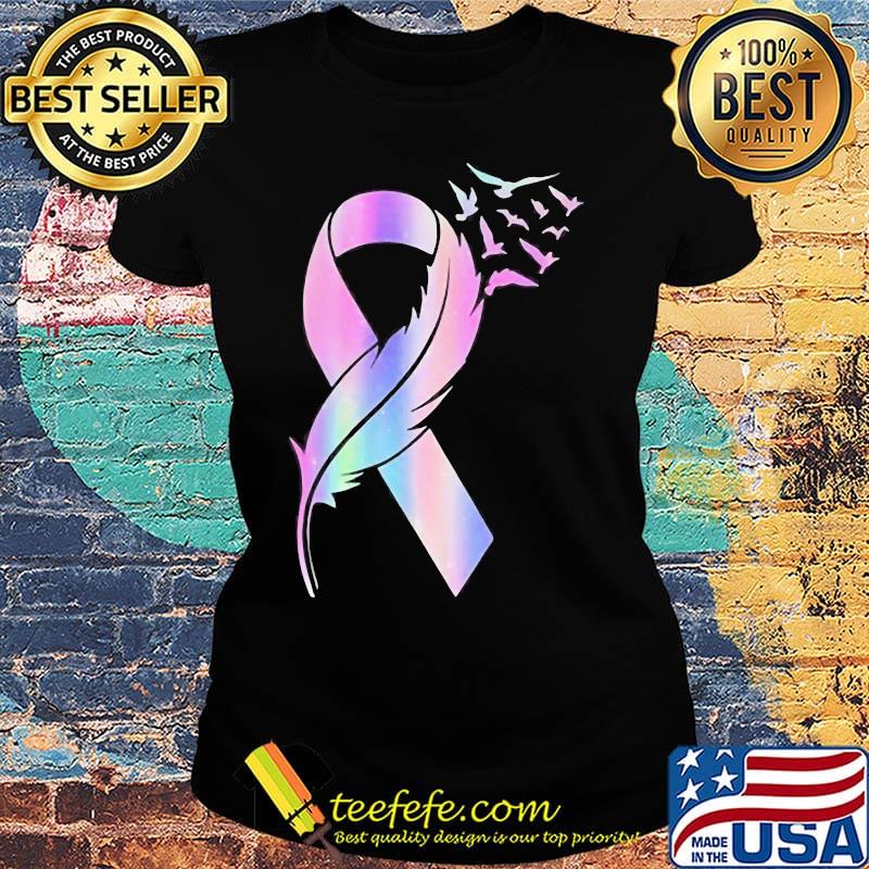 Wings bird cancer awareness s Ladies tee Wings bird cancer awareness s Ladies tee