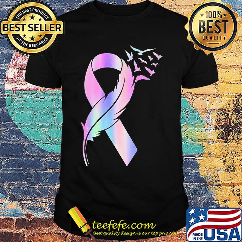 Wings bird cancer awareness shirt
