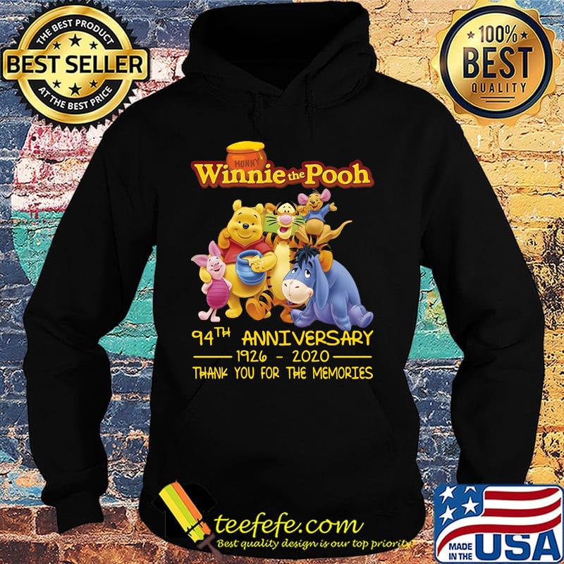 Winnie the pooh 94th anniversary 1926 2020 thank you for the memories s Hoodie Winnie the pooh 94th anniversary 1926 2020 thank you for the memories s Hoodie