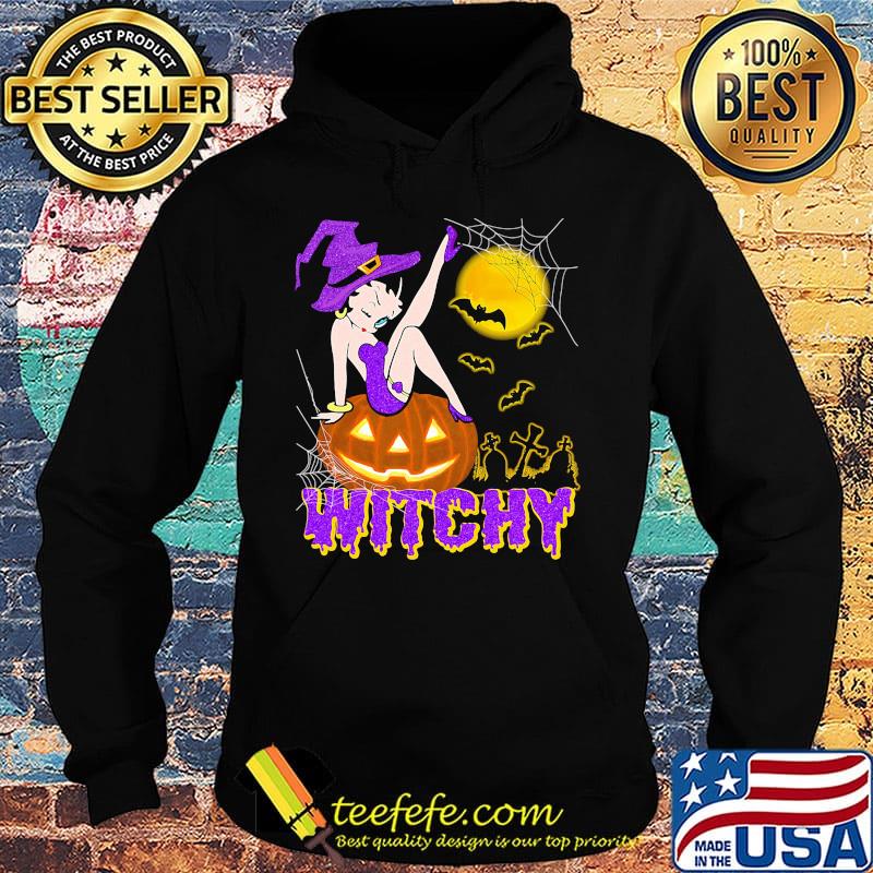 Witchy Betty Boop Halloween Shirt Hoodie Witchy Betty Boop Halloween Shirt Hoodie