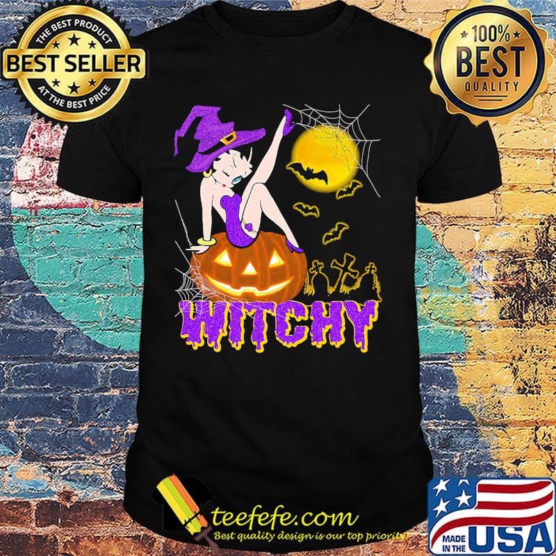 Witchy Betty Boop Halloween Shirt Witchy Betty Boop Halloween Shirt