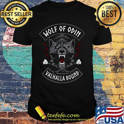 Wolf of odin valhalla bound shirt