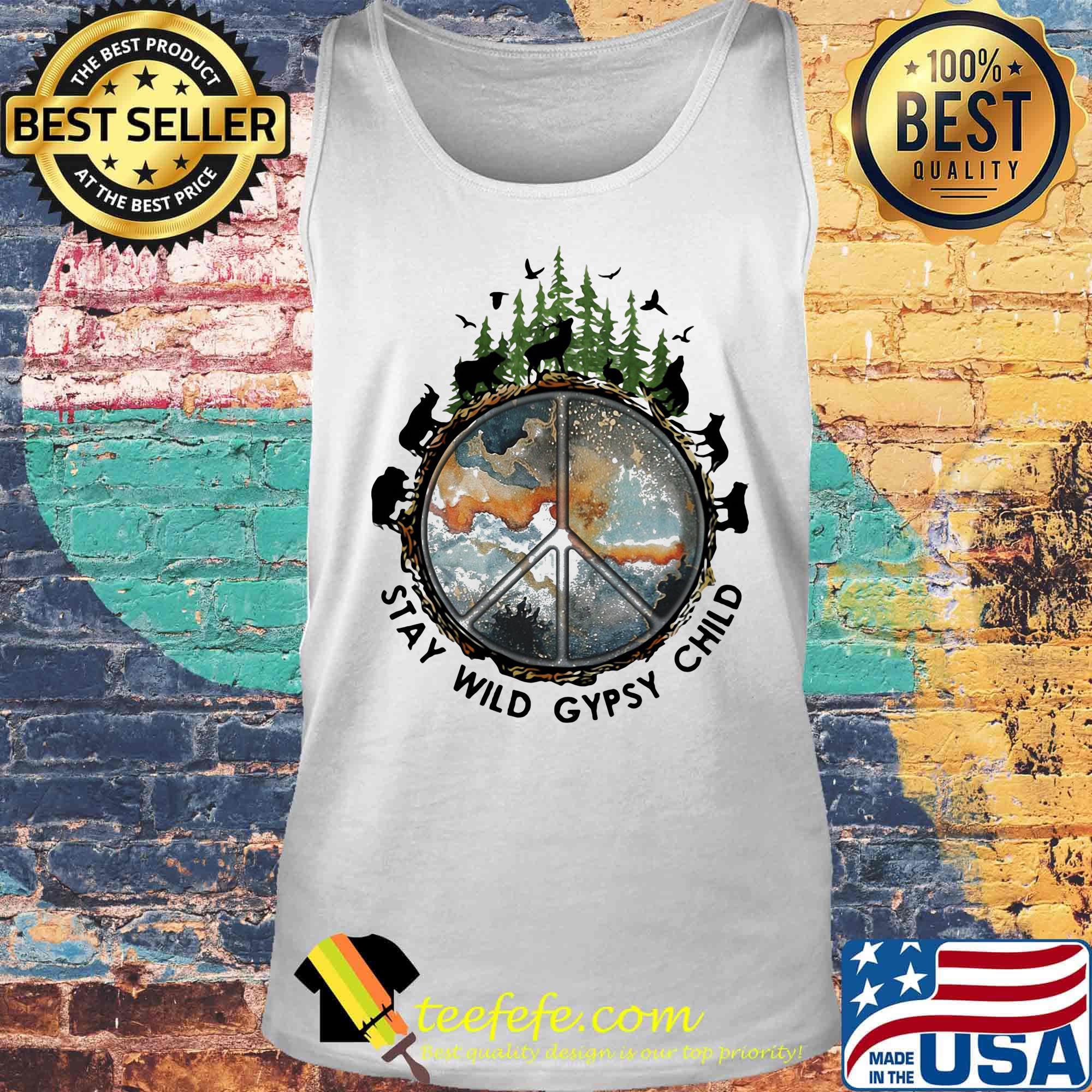 Wolf stay wild gypsy child s Tank top Wolf stay wild gypsy child s Tank top