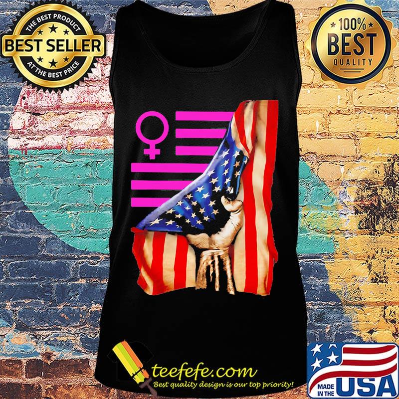 Woman american flag independence day s Tank top Woman american flag independence day s Tank top