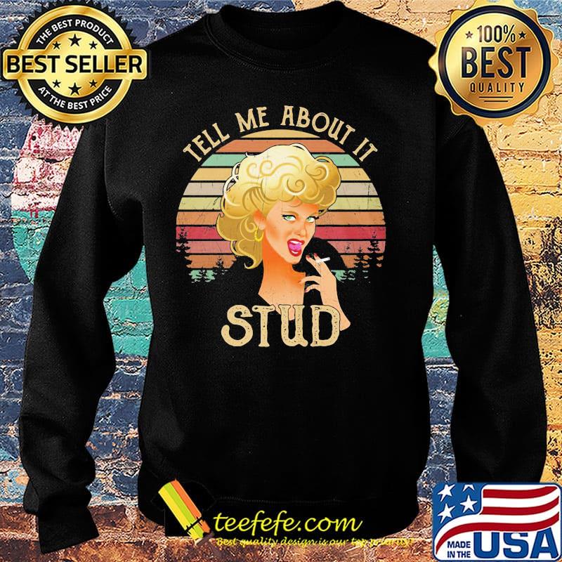 Woman smoking tell me about it stud vintage retro s Sweater Woman smoking tell me about it stud vintage retro s Sweater