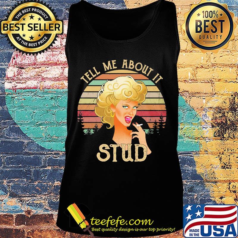Woman smoking tell me about it stud vintage retro s Tank top Woman smoking tell me about it stud vintage retro s Tank top