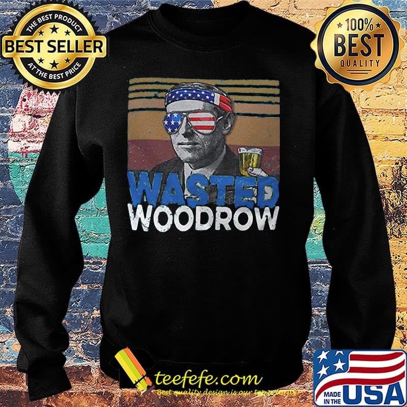 Woodrow wasted drunk america 4th of july independence day vintage retro s Sweater Woodrow wasted drunk america 4th of july independence day vintage retro s Sweater