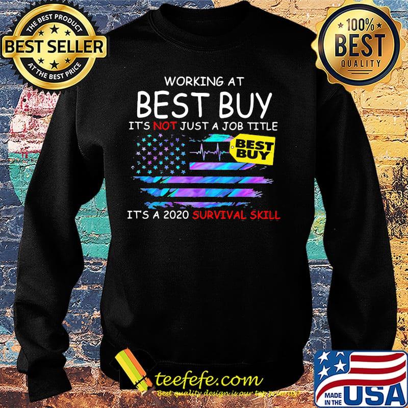 Working at best guy it's not just a job title it's a 2020 survival skill american flag independence day s Sweater Working at best guy it's not just a job title it's a 2020 survival skill american flag independence day s Sweater