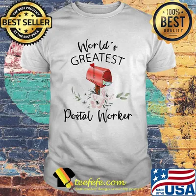 World's Greatest Postal Worker Mailbox Shirt