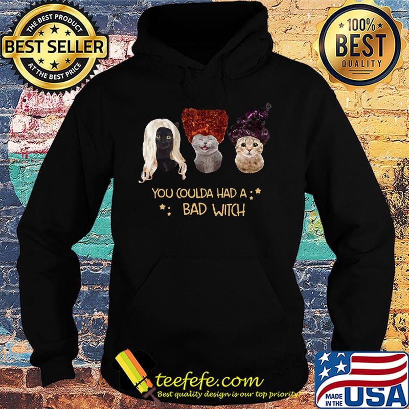 You Coulda Had A Bad Witch Cats Halloween Shirt Hoodie You Coulda Had A Bad Witch Cats Halloween Shirt Hoodie