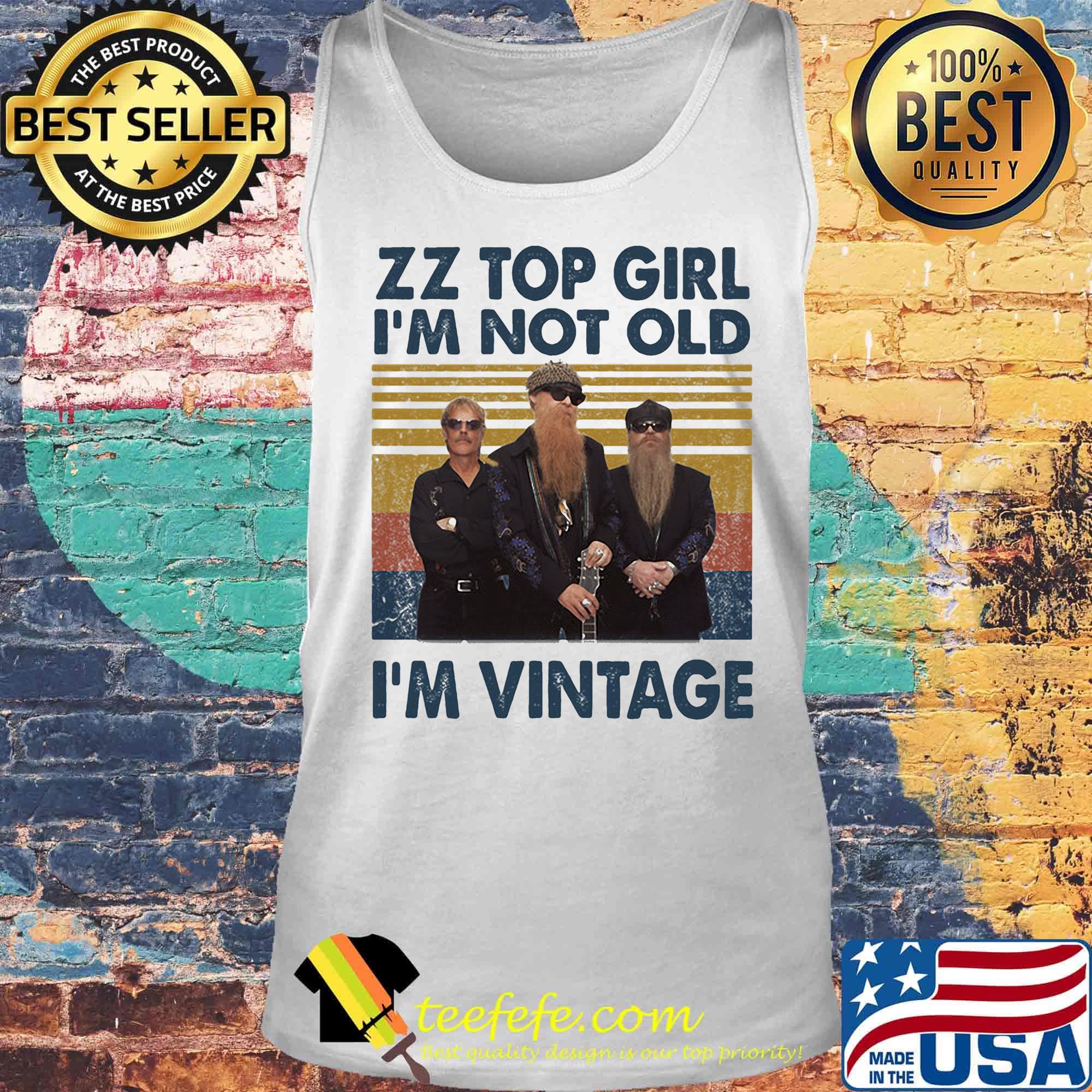Zz top girl i'm not old i'm vintage retro s Tank top Zz top girl i'm not old i'm vintage retro s Tank top