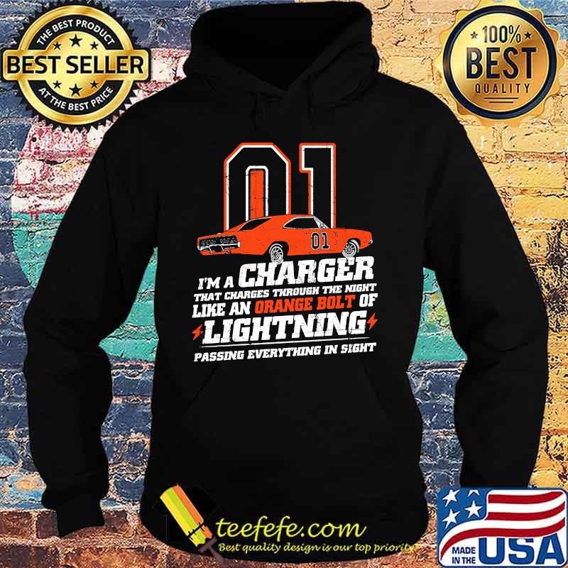 01 car i'm a charger that charges through the night like an orange bolt of lightning passing everything in sight s Hoodie 01 car i'm a charger that charges through the night like an orange bolt of lightning passing everything in sight s Hoodie