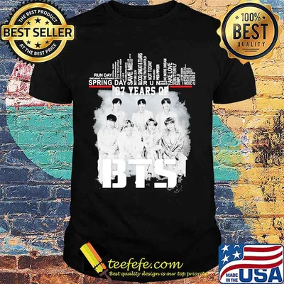 07 years of bts band members shirt