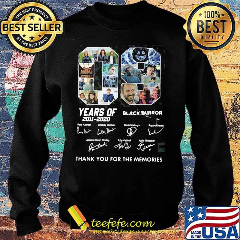 09 years of 2011 2020 black mirror thank you for the memories signatures s Sweater 09 years of 2011 2020 black mirror thank you for the memories signatures s Sweater
