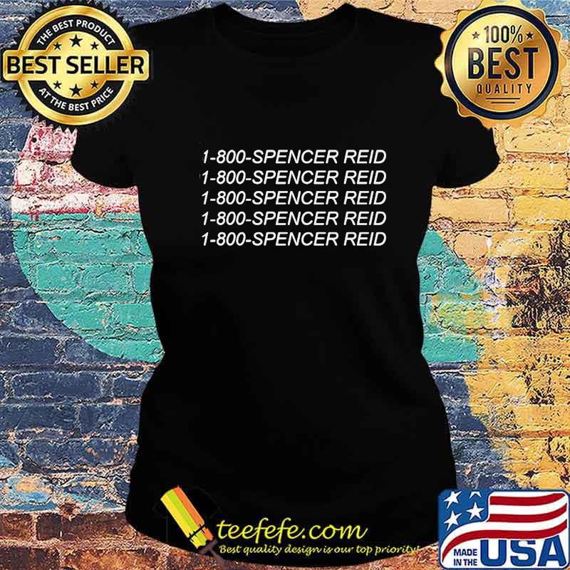 1 - 100 Spencer reid Criminal Minds s Ladies tee 1 - 100 Spencer reid Criminal Minds s Ladies tee