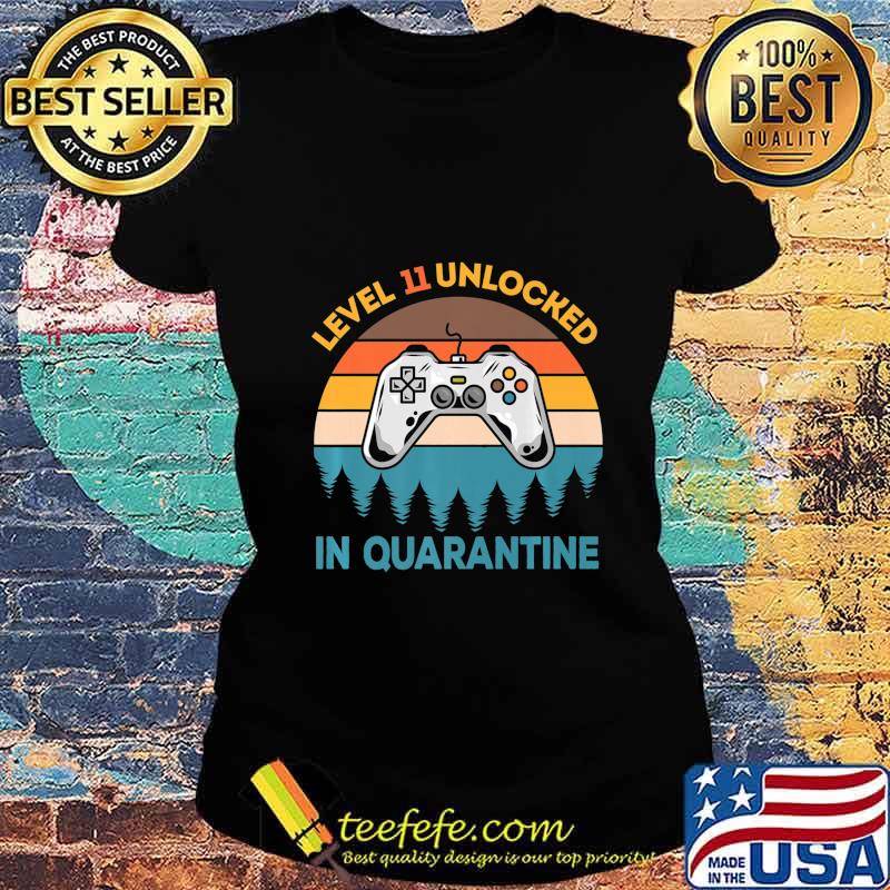 11th Birthday Level 11 Unlocked 11 Yrs Old Quarantine 2020 Premium T-Shirt Ladies tee 11th Birthday Level 11 Unlocked 11 Yrs Old Quarantine 2020 Premium T-Shirt Ladies tee