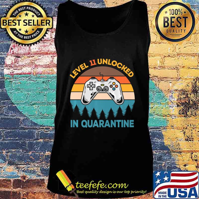 11th Birthday Level 11 Unlocked 11 Yrs Old Quarantine 2020 Premium T-Shirt Tank top 11th Birthday Level 11 Unlocked 11 Yrs Old Quarantine 2020 Premium T-Shirt Tank top