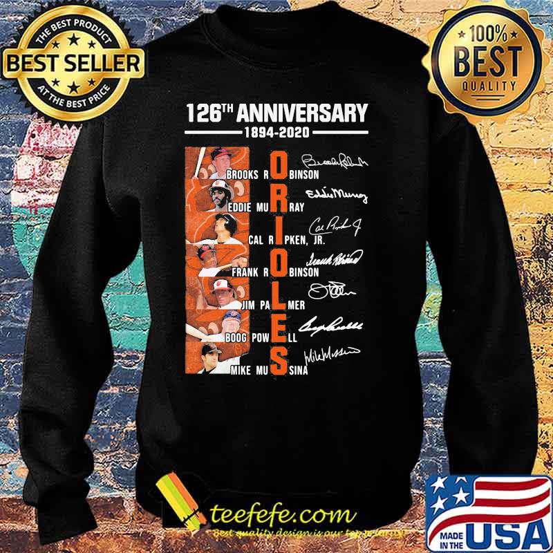 126th anniversary 1894 2020 baltimore orioles players signatures s Sweater 126th anniversary 1894 2020 baltimore orioles players signatures s Sweater