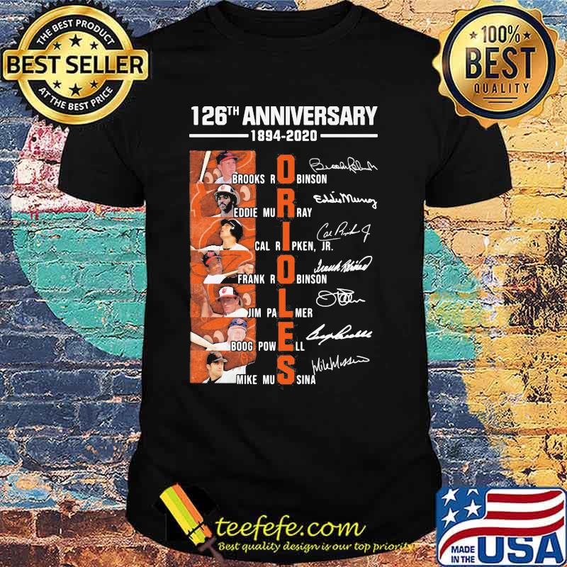 126th anniversary 1894 2020 baltimore orioles players signatures shirt 126th anniversary 1894 2020 baltimore orioles players signatures shirt