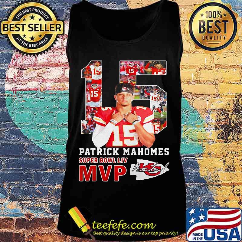15 patrick mahomes super bowl liv mvp kansas city chiefs football signatures s Tank top 15 patrick mahomes super bowl liv mvp kansas city chiefs football signatures s Tank top