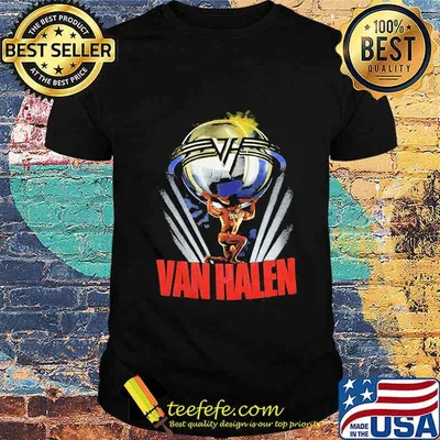 1986 van halen band 5150 tour shirt