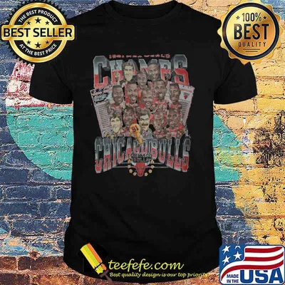 1991 nba world champs chicago bulls basketball shirt