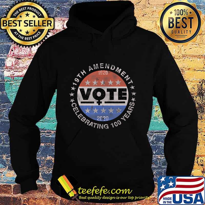 19th Amendment Centennial Logo - Votes Women Suffrage T-Shirt Hoodie 19th Amendment Centennial Logo - Votes Women Suffrage T-Shirt Hoodie