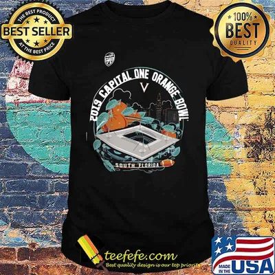 2019 football the captain one orange bowl south florida shirt
